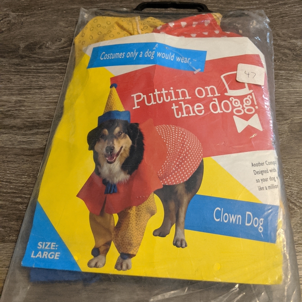 Dog clown costume